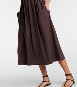 Max Mara Stelvio cotton-blend midi dress