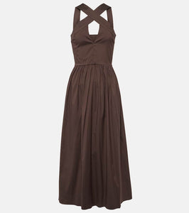 Max Mara Stelvio cotton-blend midi dress