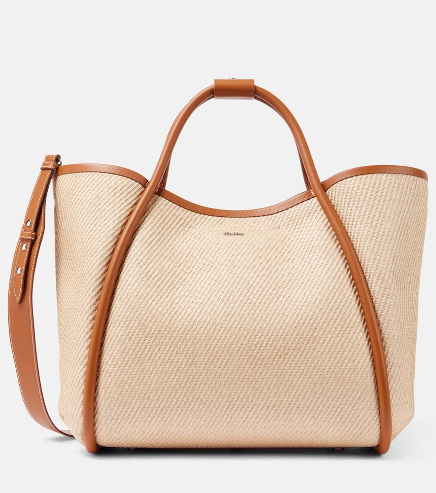 Max Mara Summermarin Medium tote bag. Shop Max Mara Beach Bags for women now.