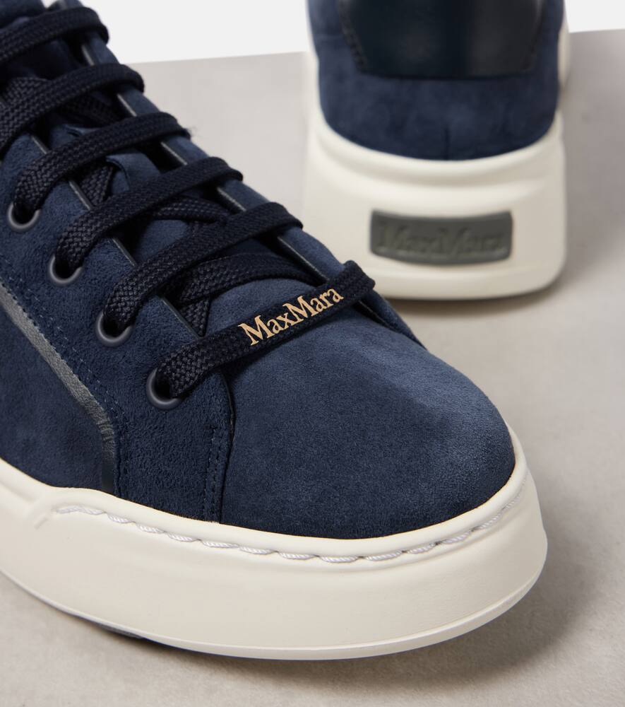 Max Mara SuperSuede suede platform sneakers
