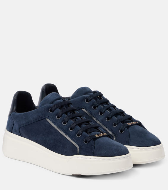 Max Mara SuperSuede suede platform sneakers