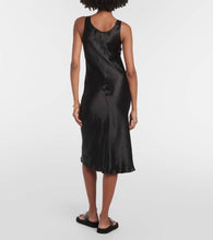 Max Mara Talete satin midi dress