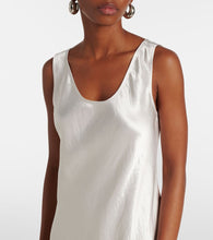 Max Mara Talete satin midi dress