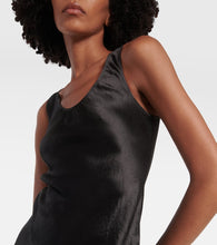 Max Mara Talete satin midi dress