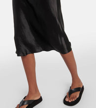 Max Mara Talete satin midi dress