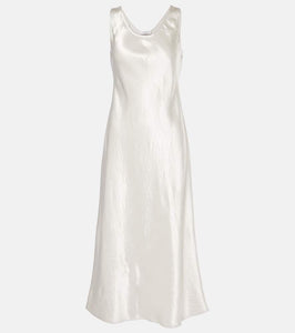 Max Mara Talete satin midi dress