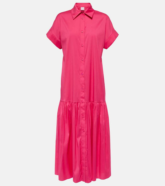 Max Mara Tebano cotton-blend midi dress