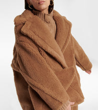 Max Mara Teddy Bear camel hair and silk coat