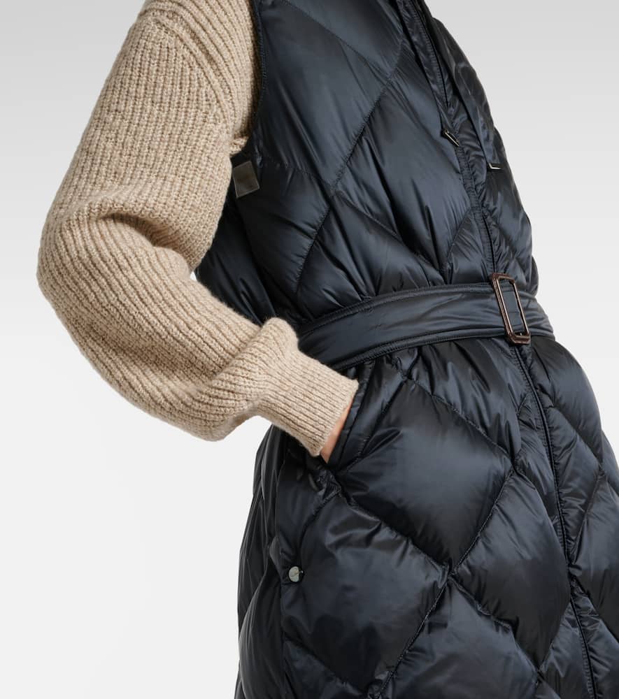Max Mara The Cube Tregil quilted down vest