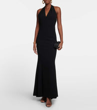 Max Mara Uranio halter maxi dress