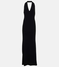 Max Mara Uranio halter maxi dress