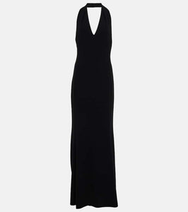 Max Mara Uranio halter maxi dress