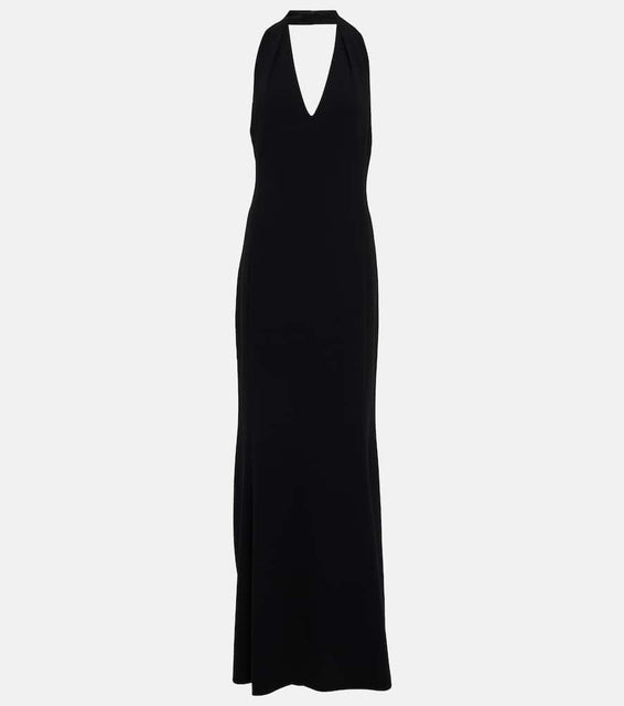 Max Mara Uranio halter maxi dress