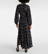 Max Mara Urbania printed silk maxi dress