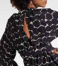 Max Mara Urbania printed silk maxi dress