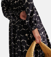 Max Mara Urbania printed silk maxi dress