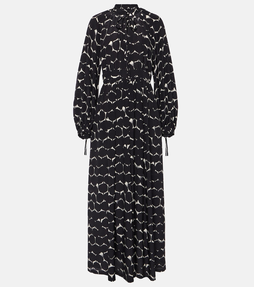 Max Mara Urbania printed silk maxi dress. Max Mara Urbania 印花真丝长裙
