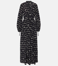 Max Mara Urbania printed silk maxi dress