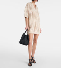 Max Mara Urna cutout cotton minidress