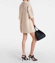 Max Mara Urna cutout cotton minidress