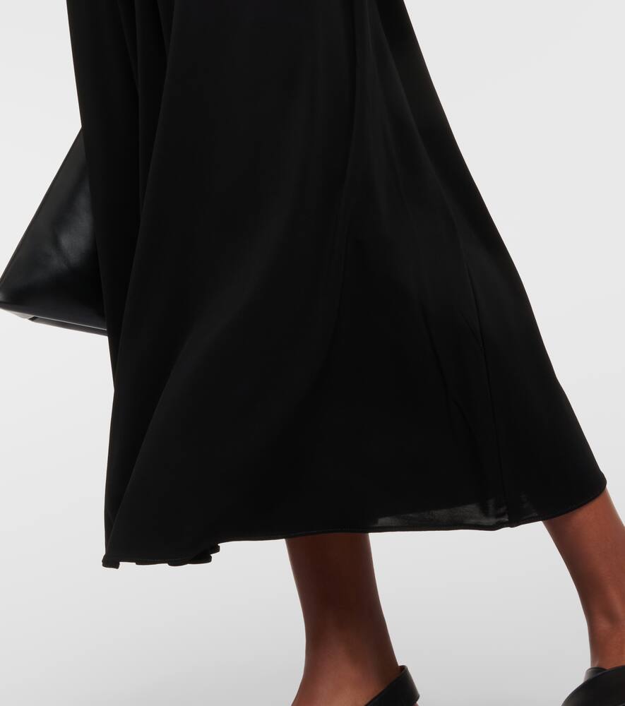 Max Mara Valido pleated jersey maxi dress