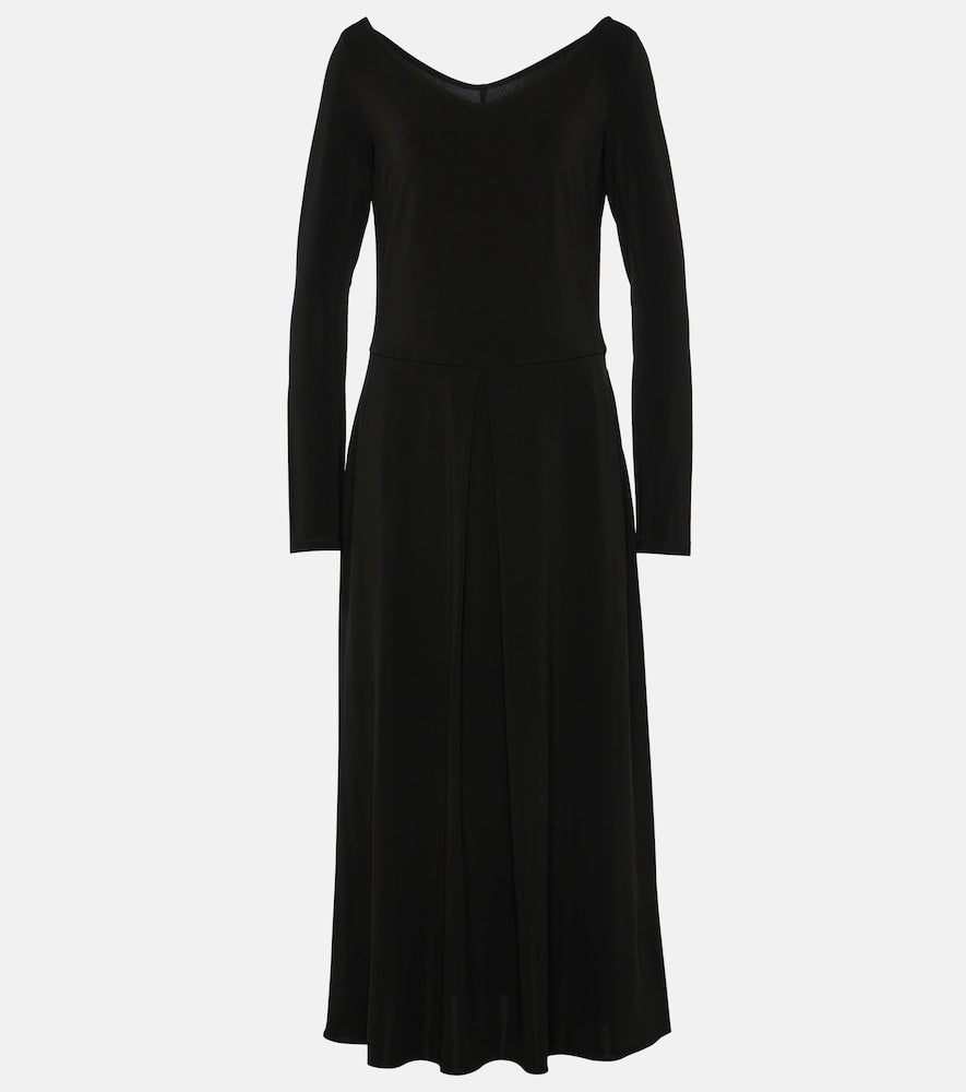 Max Mara Valido pleated jersey maxi dress. Max Mara Valido褶皱针织长裙