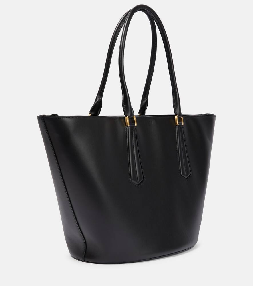 Max Mara Vasel leather tote bag