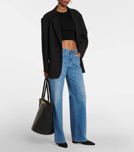 Max Mara Vasel leather tote bag