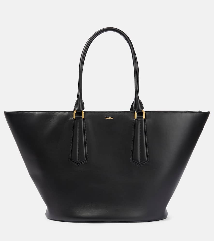 Max Mara Vasel leather tote bag
