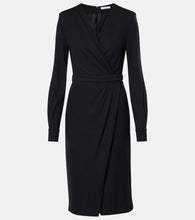 Max Mara Virtus gathered jersey midi dress. Max Mara Virtus 褶皱针织中长连衣裙