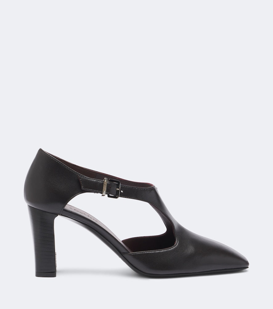 Max Mara Leather Mary Jane pumps (Brown) - Mid Heel Pumps