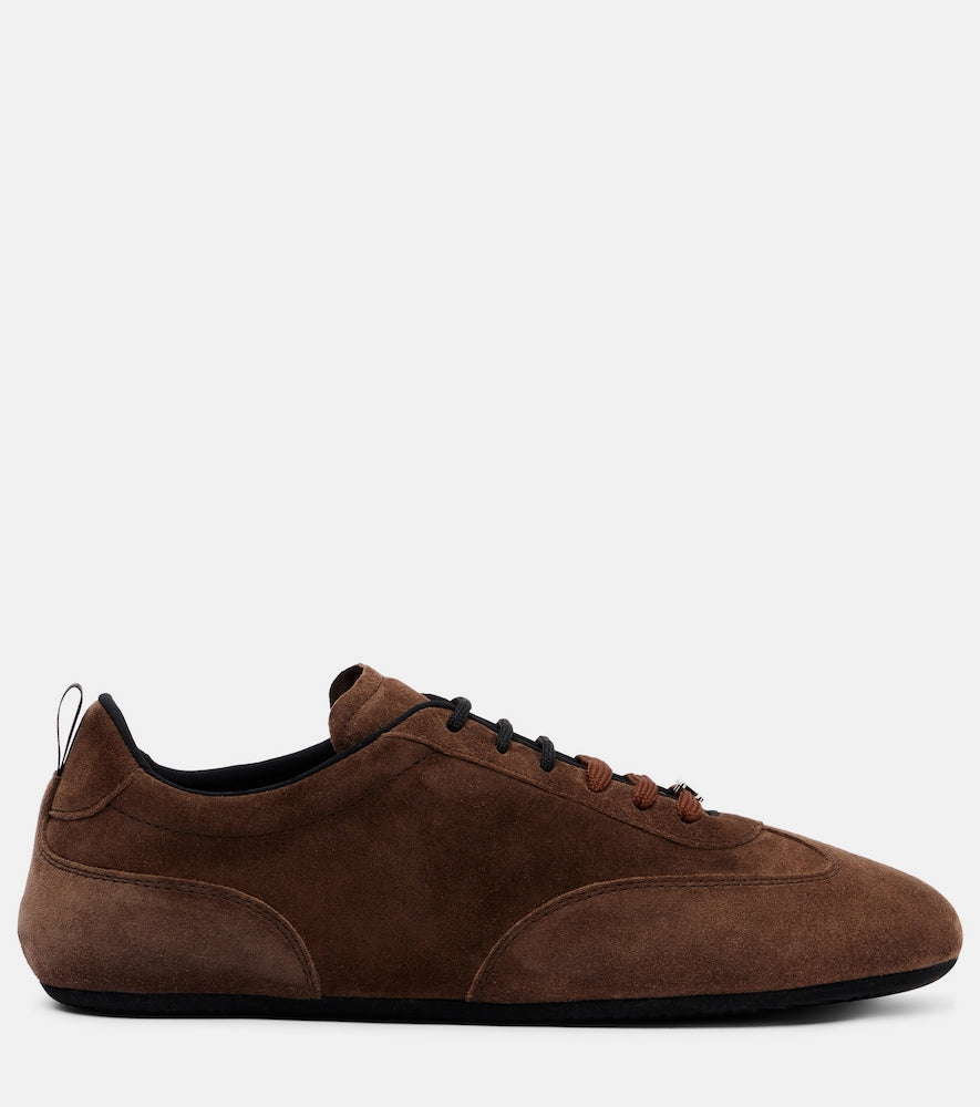 Brown Max Mara Suede sneakers - Low-Top Sneakers