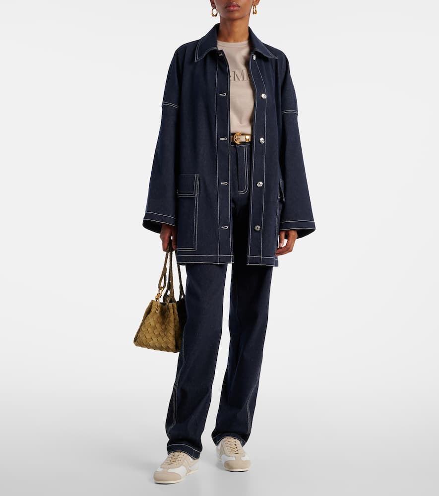 Max Mara Yen denim overshirt