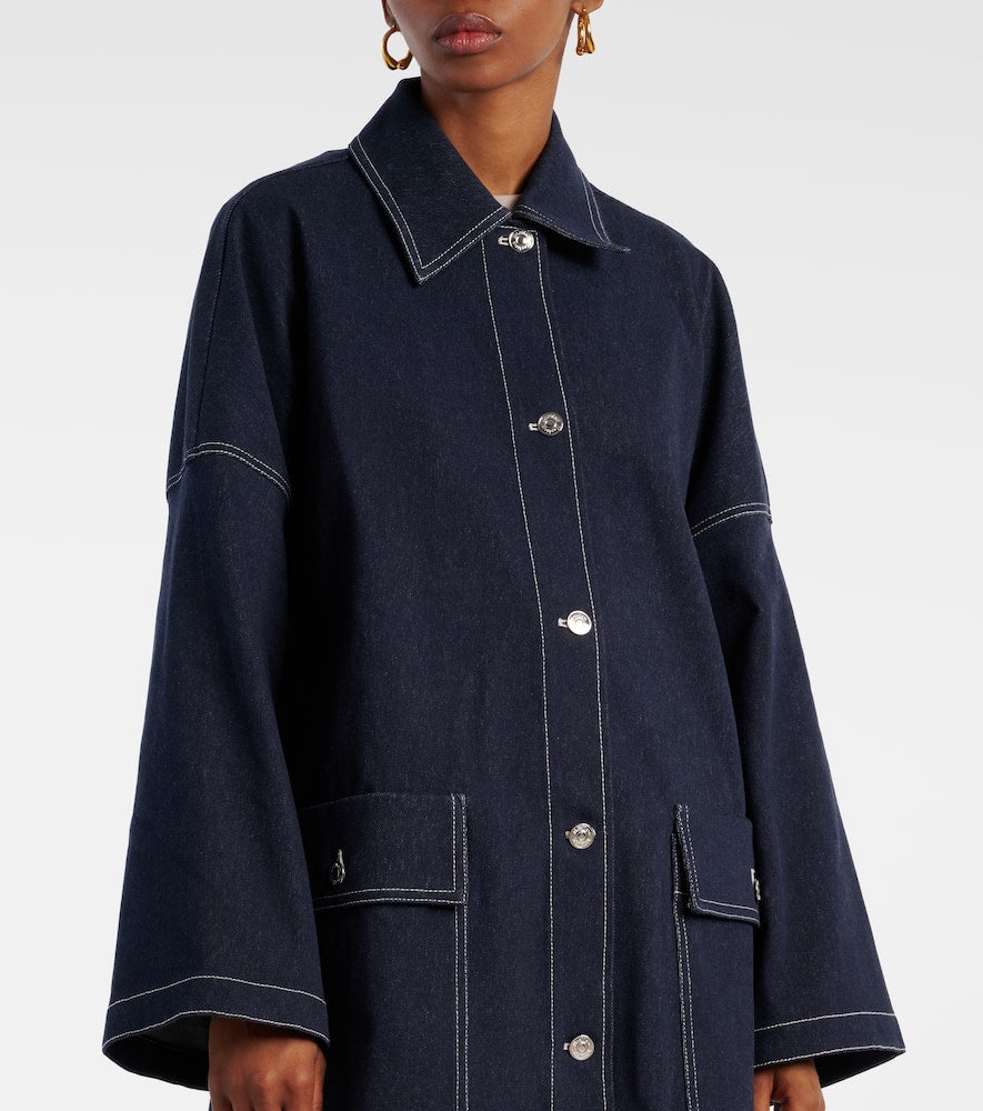 Max Mara Yen denim overshirt