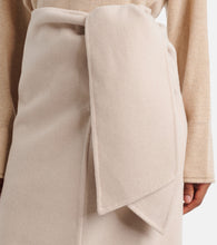 Max Mara Zuppa wool and cashmere wrap skirt