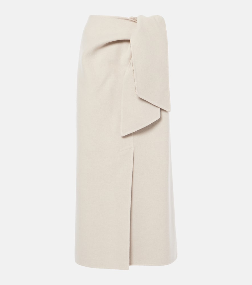 Max Mara Zuppa wool and cashmere wrap skirt - Max Mara Zuppa 羊毛羊绒裹身裙