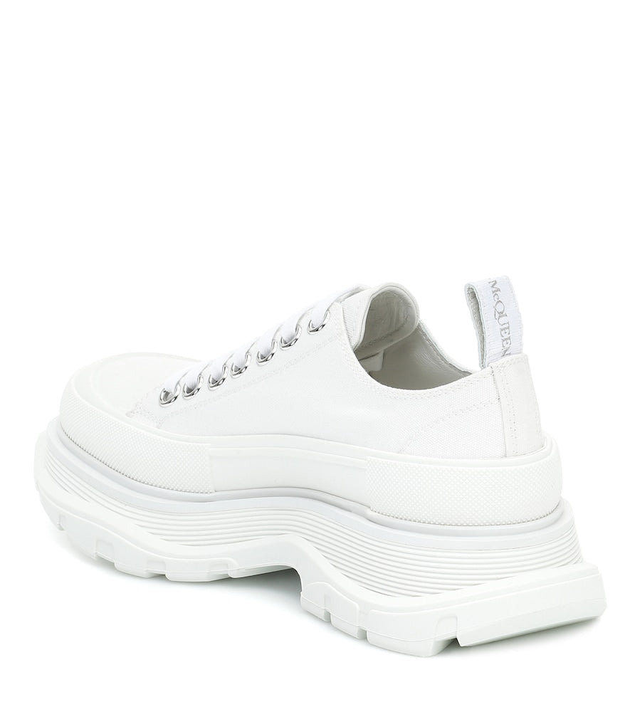 McQueen Canvas platform sneakers