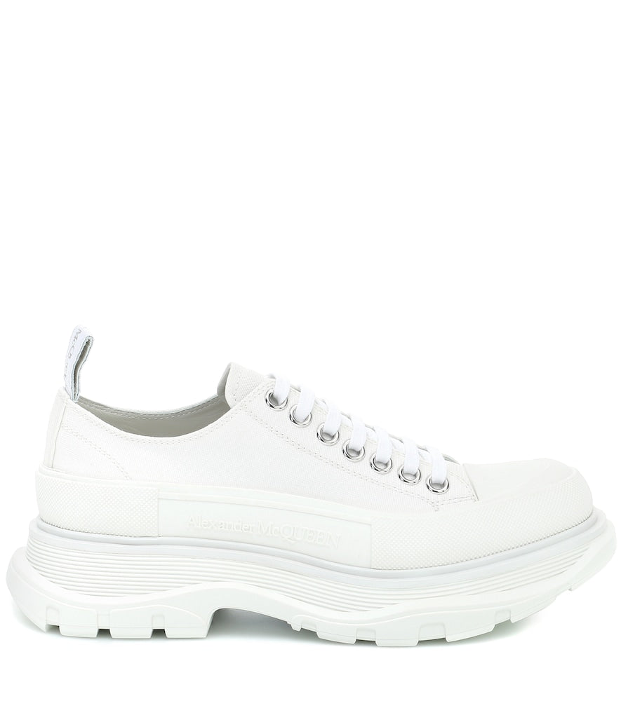 McQueen Canvas platform sneakers