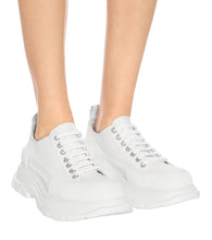 McQueen Canvas platform sneakers