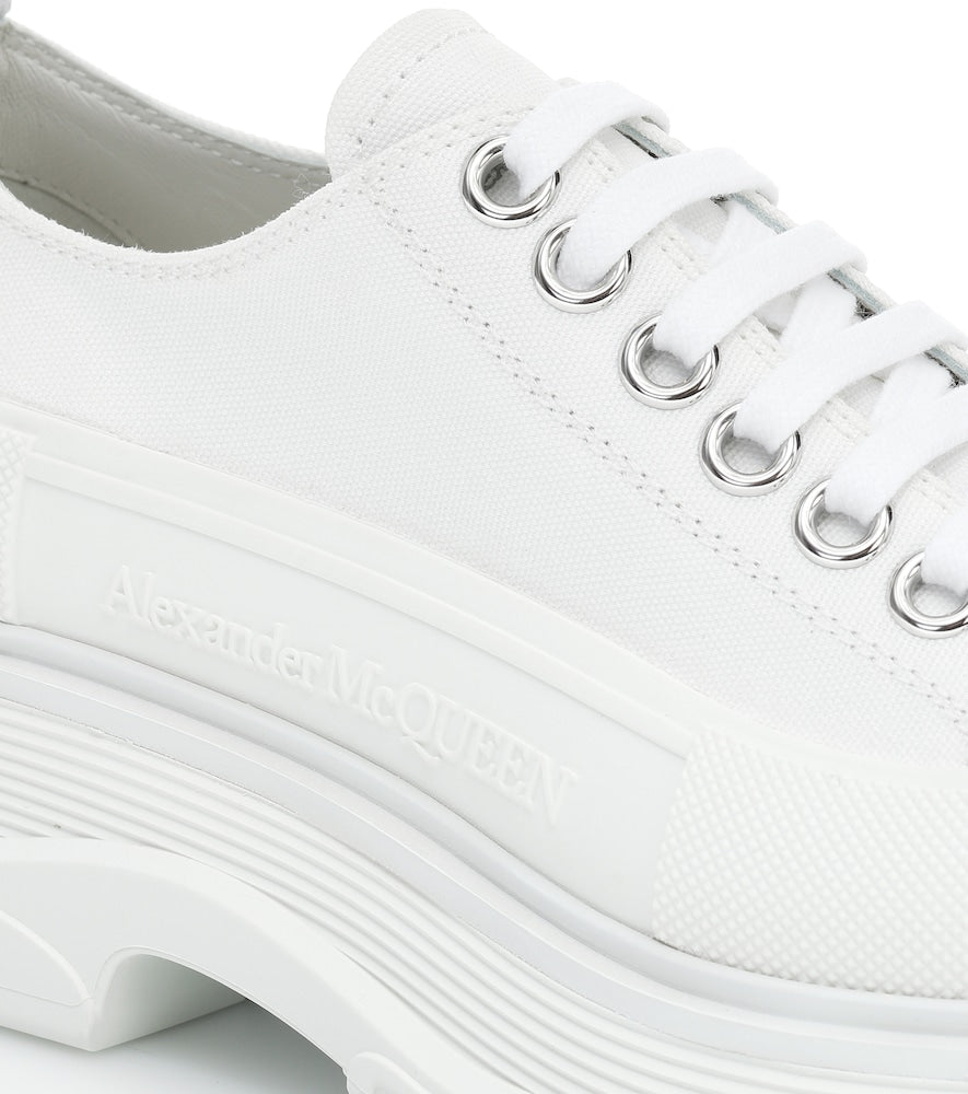 McQueen Canvas platform sneakers