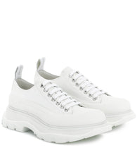 McQueen Canvas platform sneakers - McQueen帆布厚底运动鞋