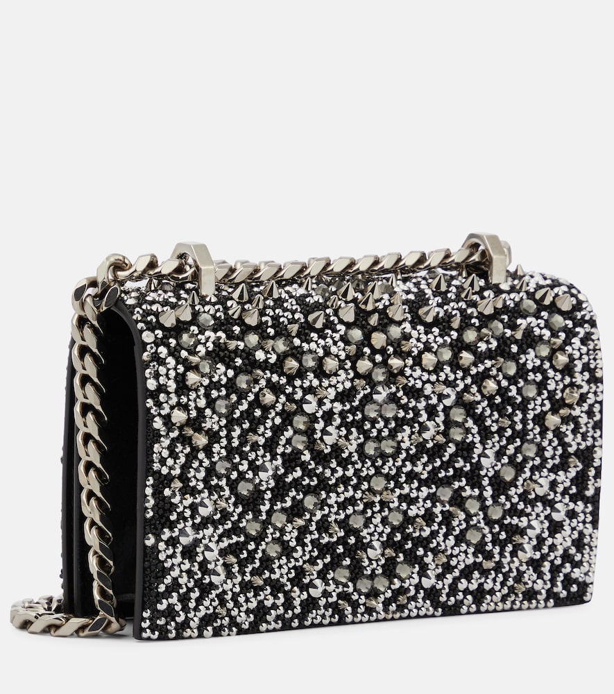McQueen Jewelled Satchel Mini embellished crossbody bag