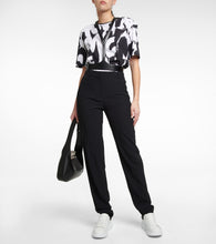McQueen Oversized embellished leather sneakers