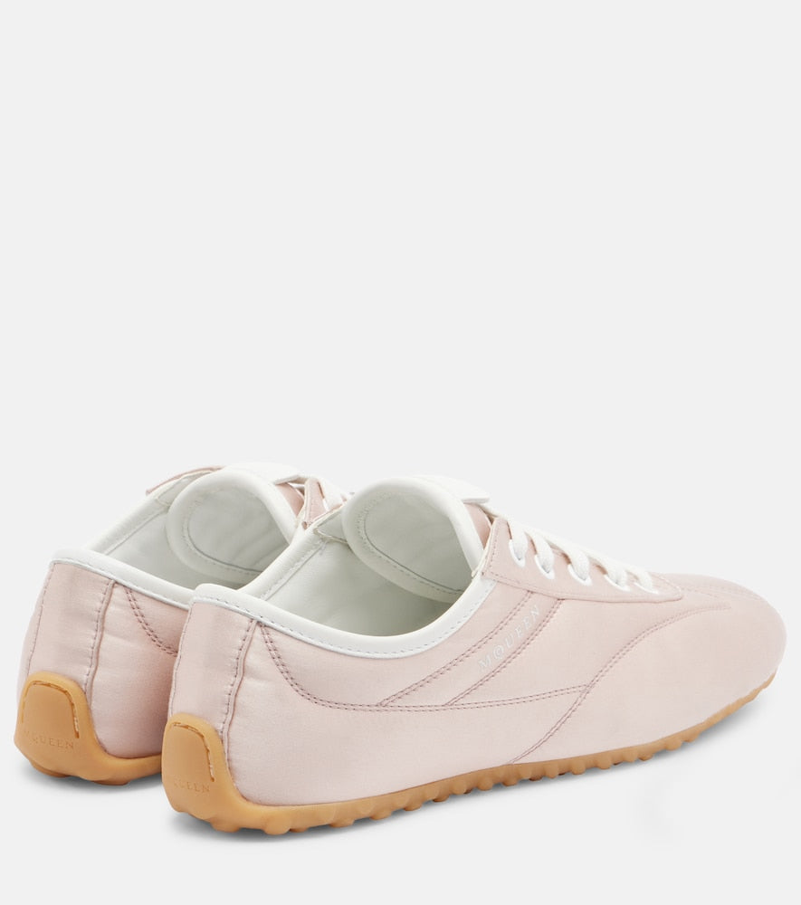 McQueen Boxe satin sneakers (Pink) - Low-Top Sneakers
