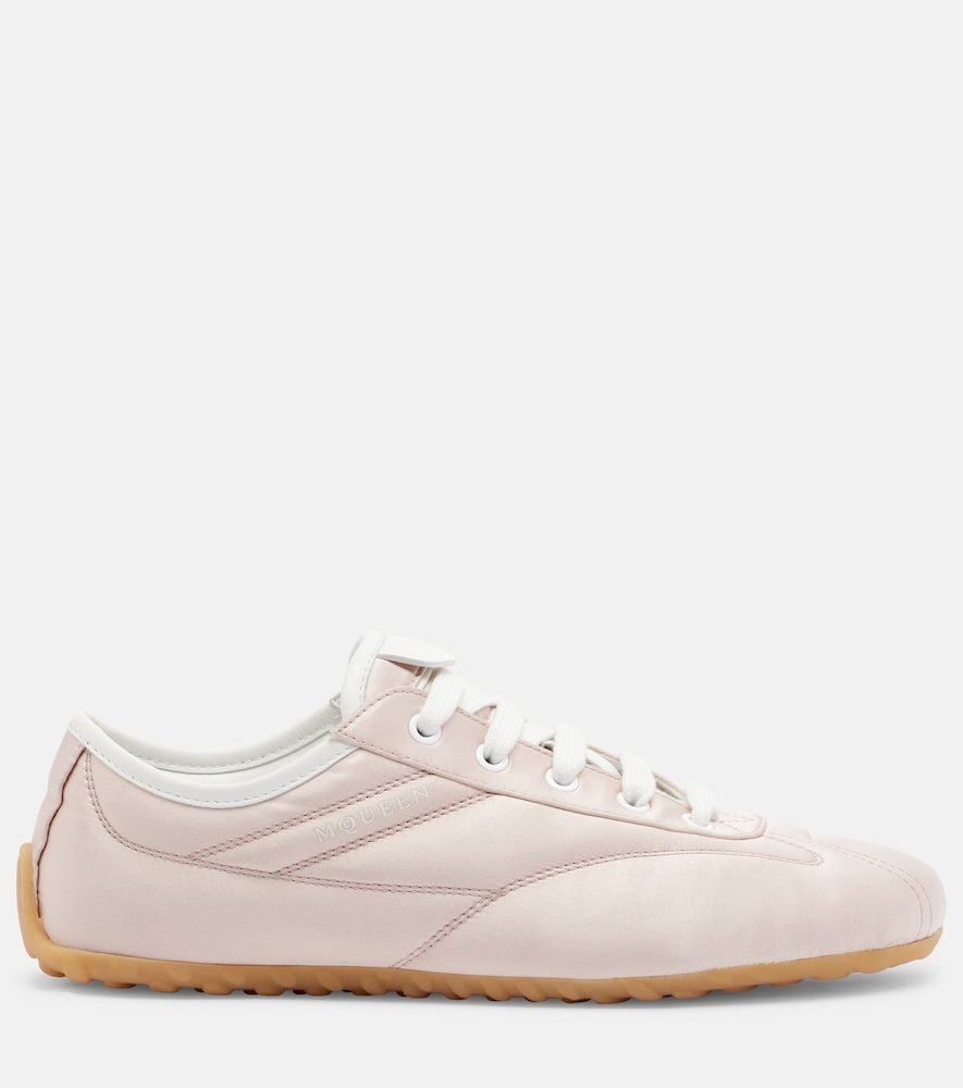 McQueen Boxe satin sneakers (Pink) - Low-Top Sneakers