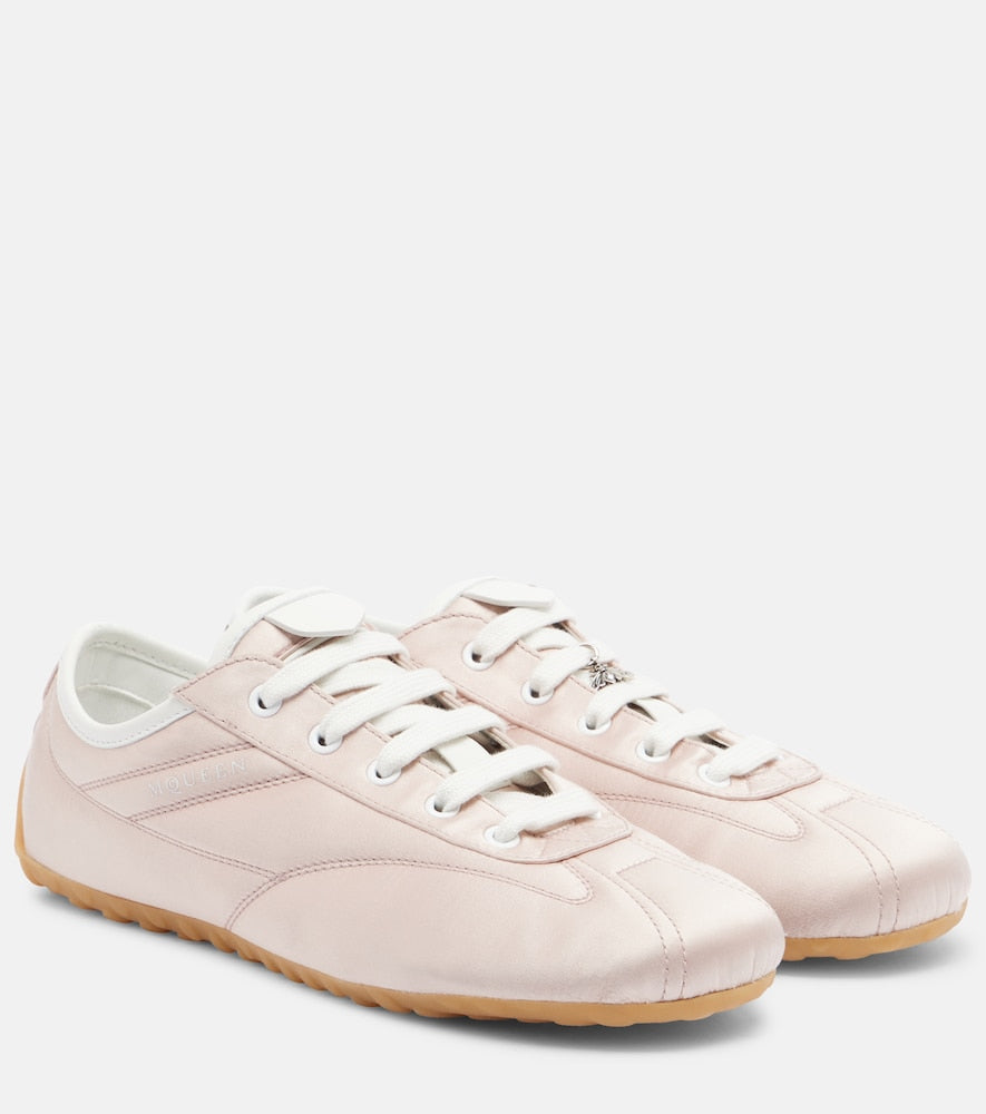 McQueen Boxe satin sneakers (Pink) - Low-Top Sneakers