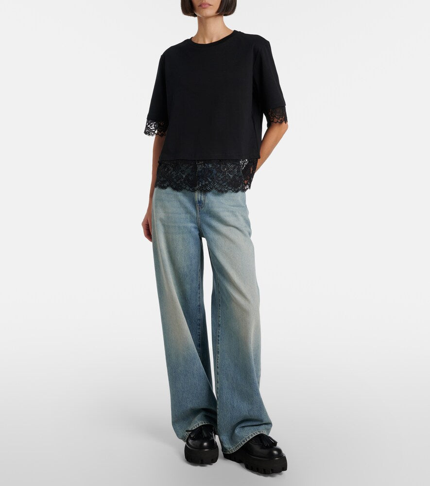 Black McQueen Sofa leather platform loafers - Loafers