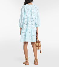 Melissa Odabash Ashley embroidered cotton minidress