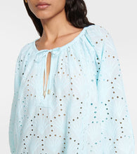 Melissa Odabash Ashley embroidered cotton minidress