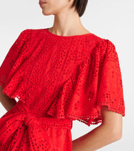 Melissa Odabash Kara cotton broderie anglaise minidress